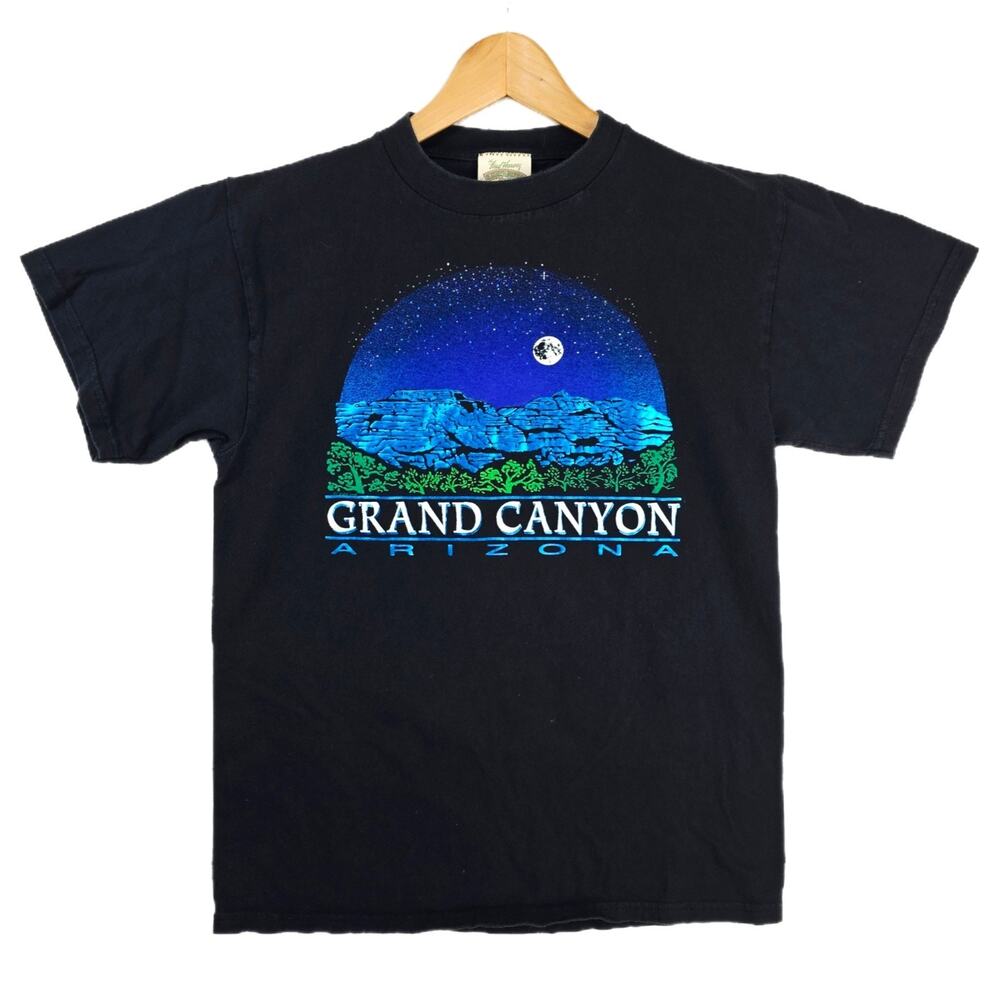 Vintage Fred Harvey Trading Grand Canyon Arizona Shirt Men's Medium Nature 90s